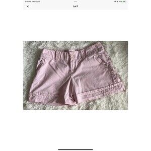 Lacoste Women's Pink 100% Cotton Stretch Shorts Size EU 40